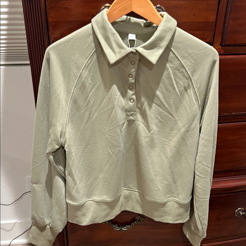 Source Unknown Olive Green Women's Sweater